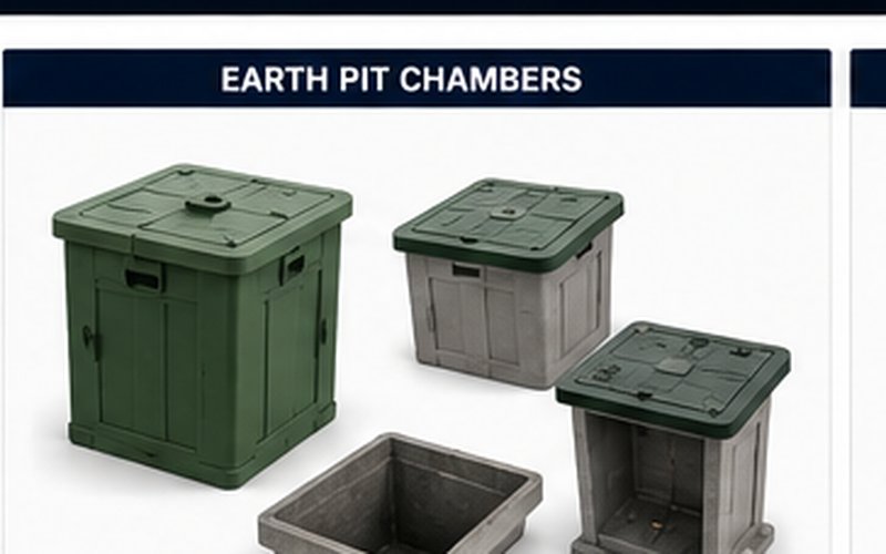 Earthing pit inspection chamber and cover