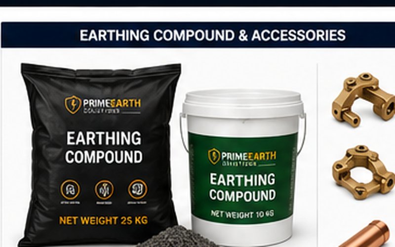 PrimeEarth earthing compound bag and bucket